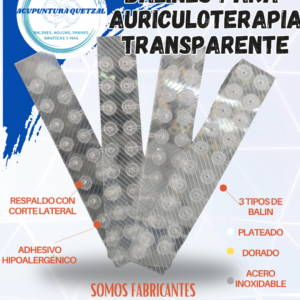 Balin Con Adhesivo Transparente 1000und
