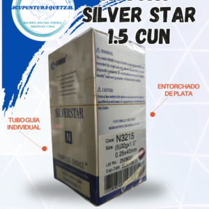 Agujas Para Acupuntura 1.5 cun 100 und
