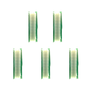 Balin De Acero Inoxidable Con Adhesivo Transparente 500und